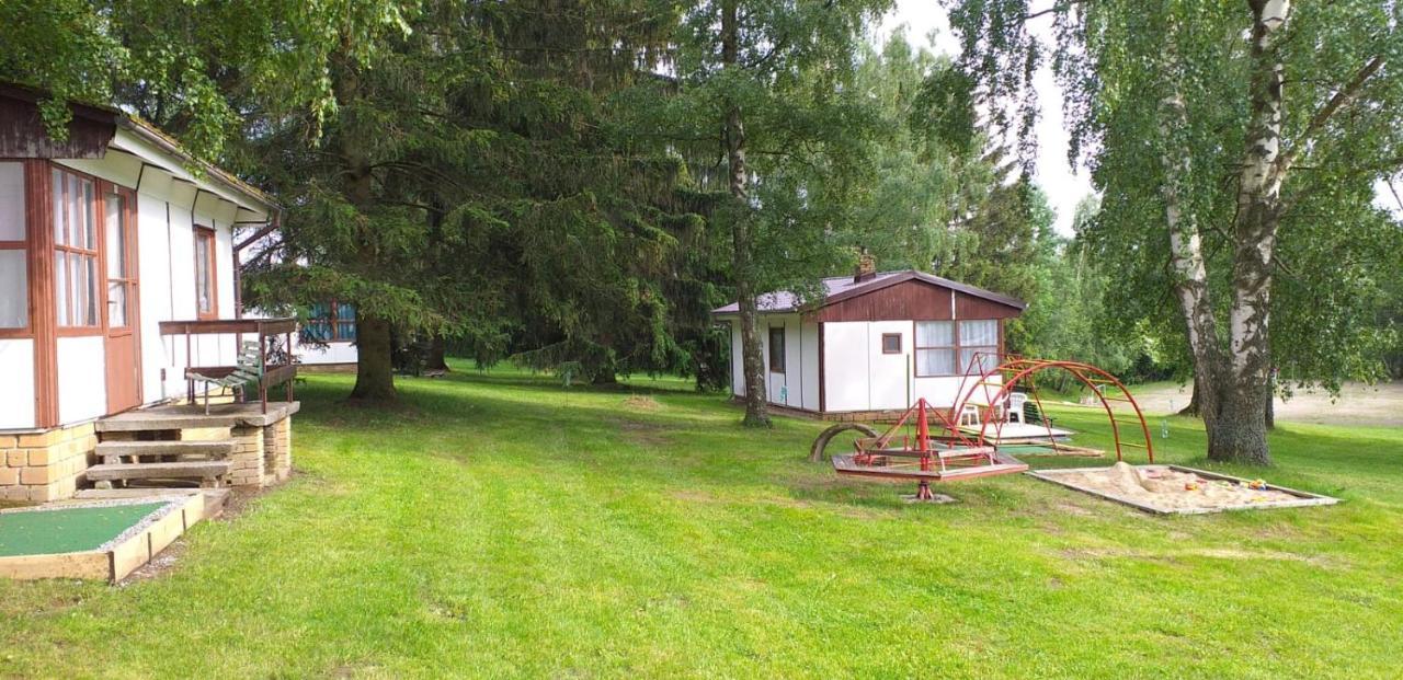Retro Chatky Hurka Lipno Horní Planá Bagian luar foto