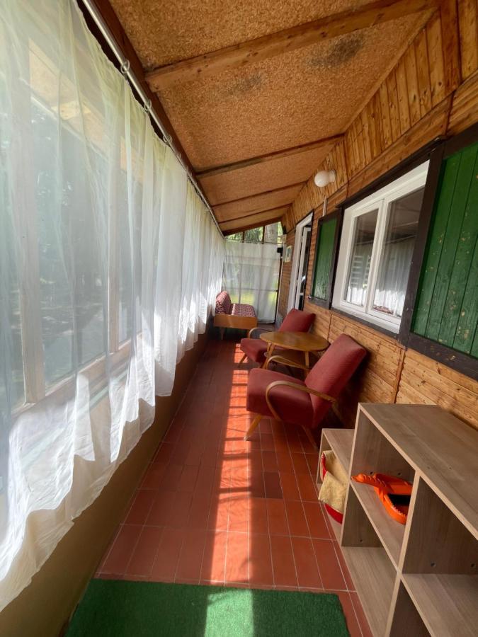 Retro Chatky Hurka Lipno Horní Planá Bagian luar foto