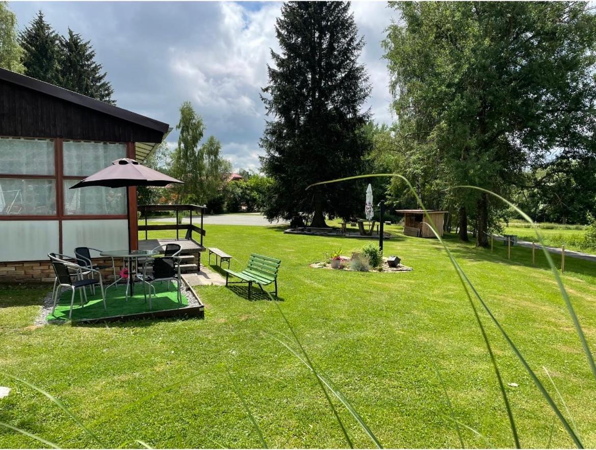 Retro Chatky Hurka Lipno Horní Planá Bagian luar foto
