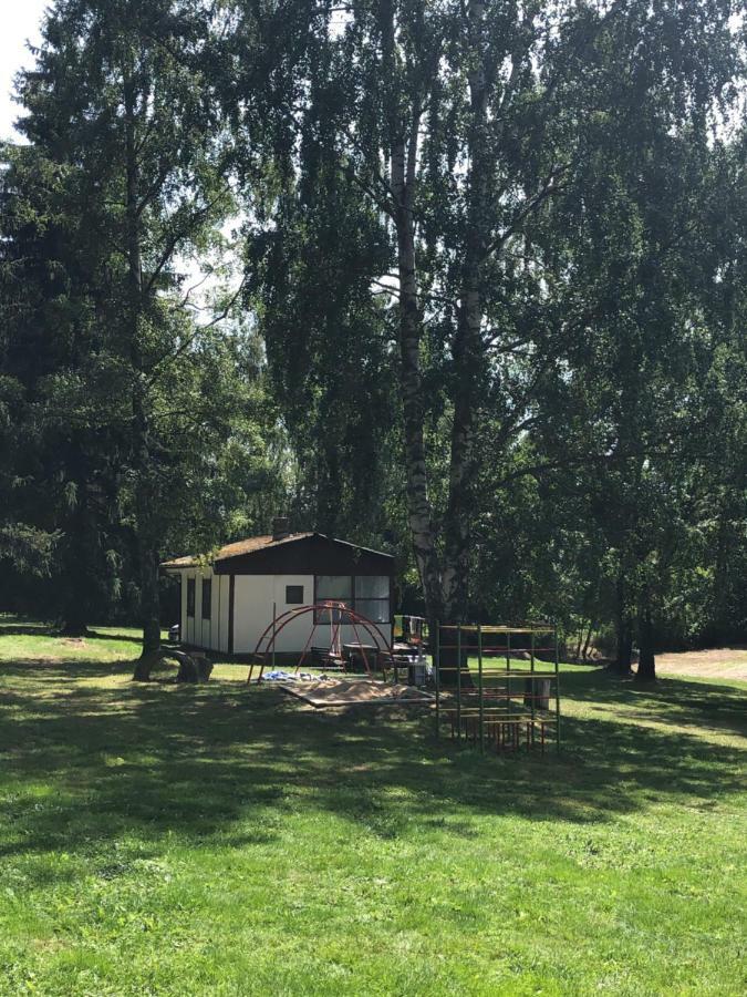Retro Chatky Hurka Lipno Horní Planá Bagian luar foto