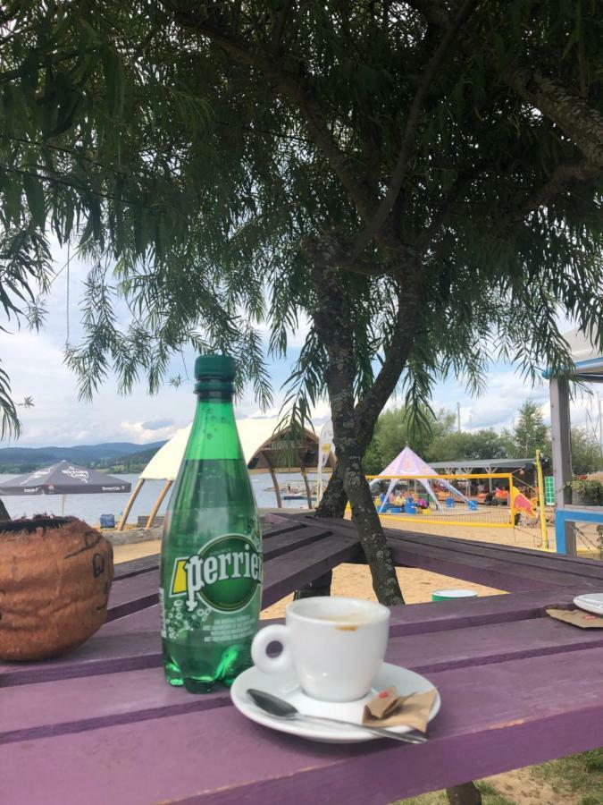 Retro Chatky Hurka Lipno Horní Planá Bagian luar foto
